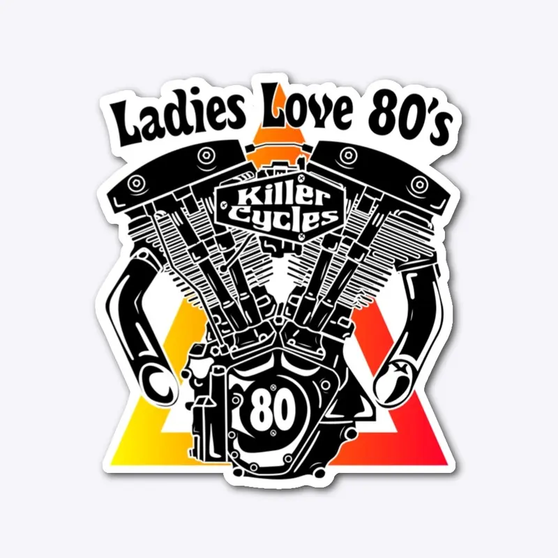 80's Shovel Sticker